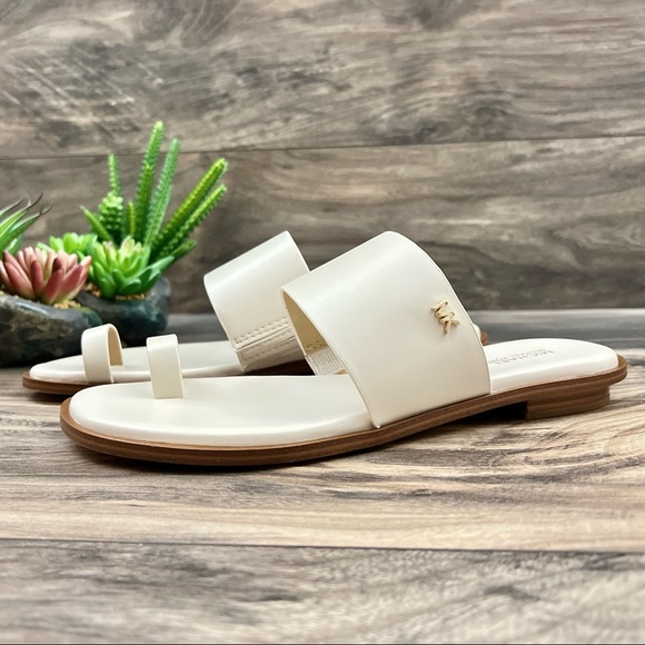 Michael Kors Shoes Nib Michael Kors August Flat Sandal Toe Loop